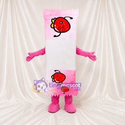 Candy Wrapper Mascot Costume Full Body for Adults Food Events