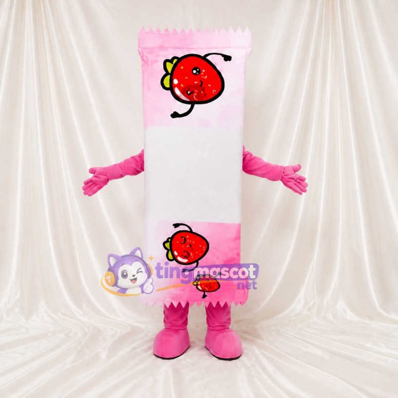 Candy Wrapper Mascot Costume Full Body for Adults Food Events