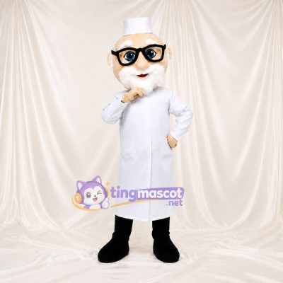Scientist Mascot Costume Full Body for Adults Health Events