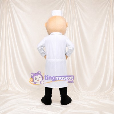 Scientist Mascot Costume Full Body for Adults Health Events