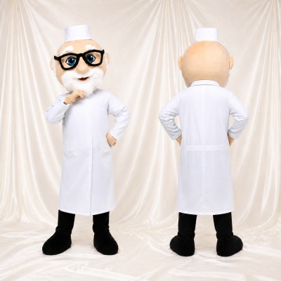 Scientist Mascot Costume Full Body for Adults Health Events