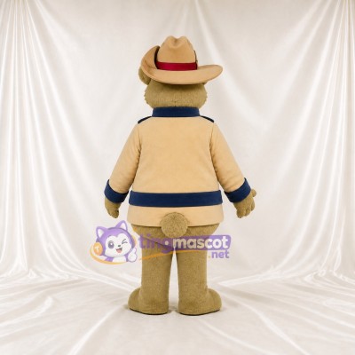 Bear Ranger Mascot Costume Full Body for Adults Outdoor Events