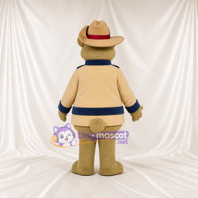 Bear Ranger Mascot Costume Full Body for Adults Outdoor Events
