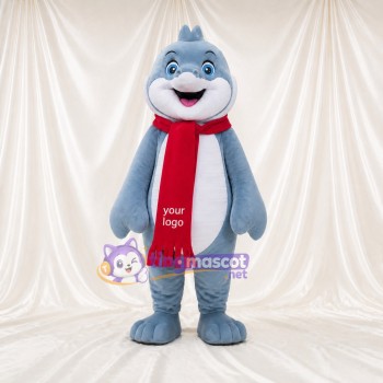 Requin Hivernal Rouge Costume de mascotte intégral pour adultes Aquariums