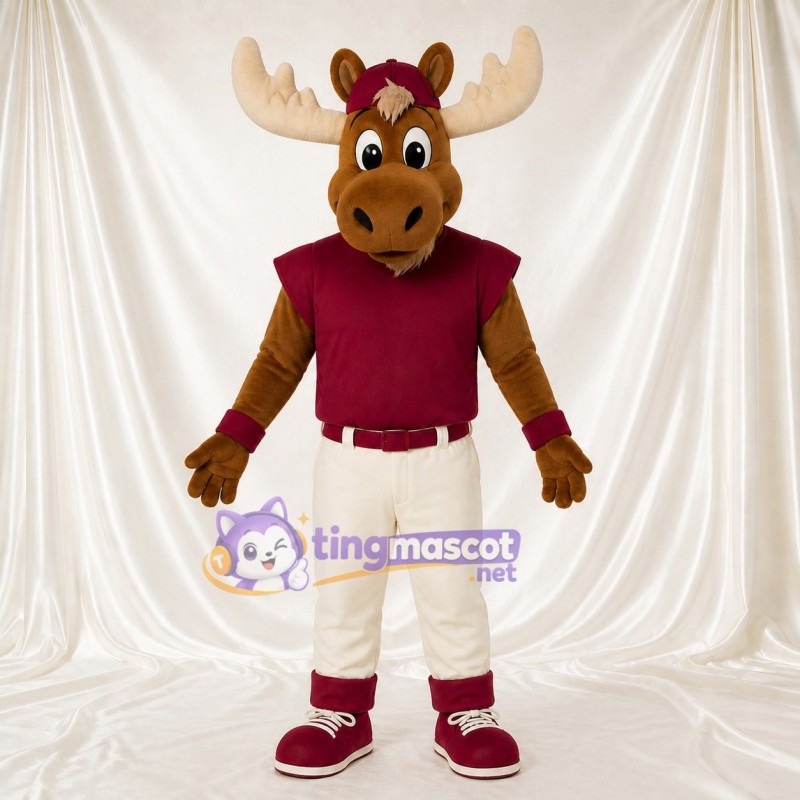Moose Mascot Costume Full Body for Adults Sports Events