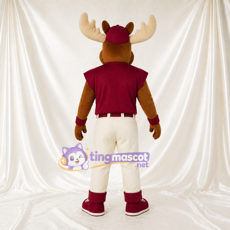 Moose Mascot Costume Full Body for Adults Sports Events