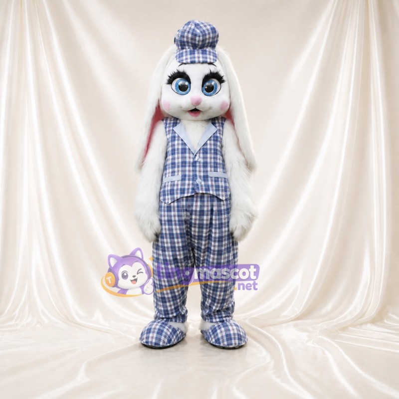Rabbit Mascot Costume Full Body for Adults School Events