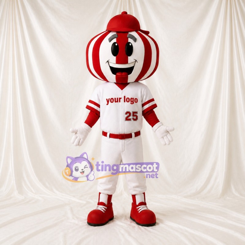 Baseball Character Mascot Costume Full Body for Adults Sports Events