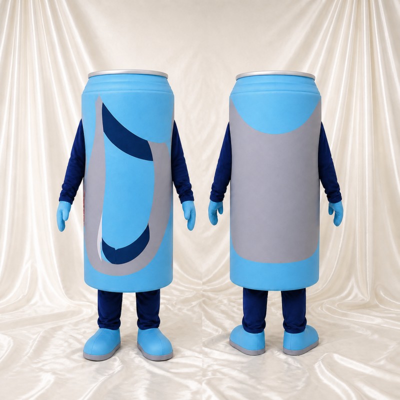 Beverage Can Mascot Costume Full Body for Adults Food Events