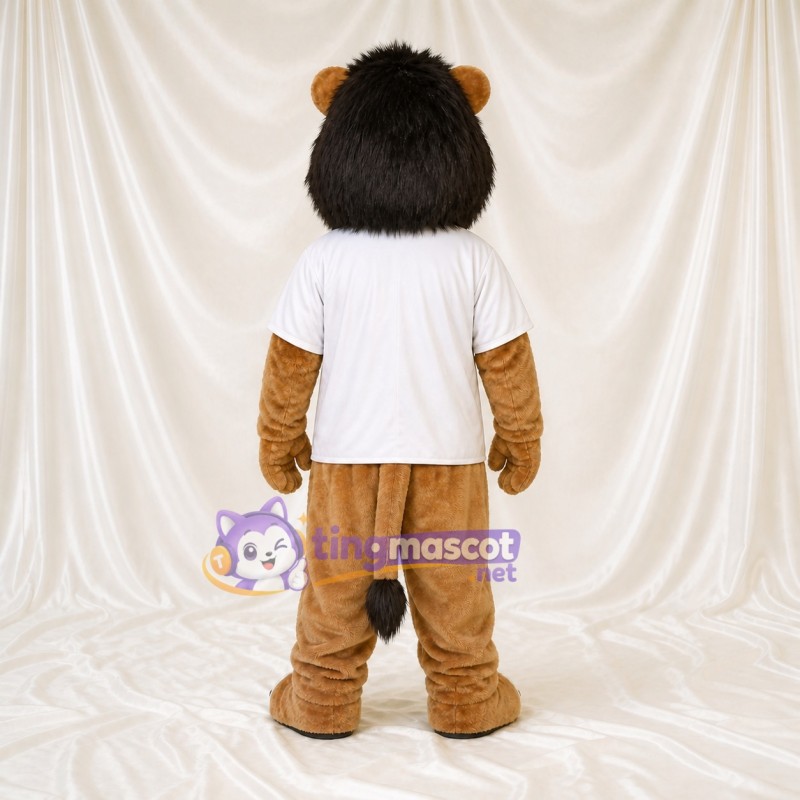 Brown Lion Mascot Costume Full Body for Adults Sports Events