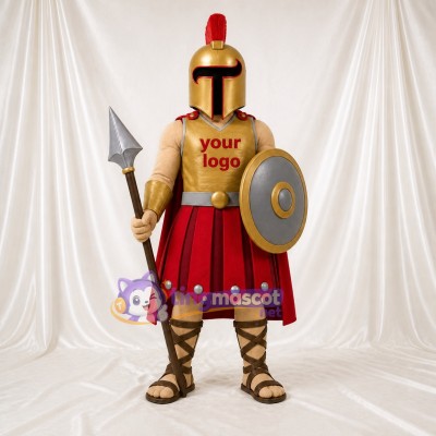 Roman Soldier Mascot Costume Full Body for Adults Stage Events