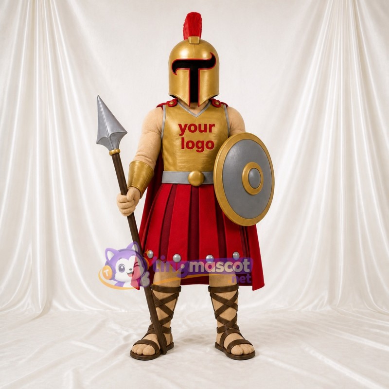 Roman Soldier Mascot Costume Full Body for Adults Stage Events