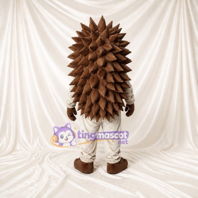 Brown Hedgehog Mascot Costume Full Body for Adults School Events