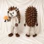 Brown Hedgehog Mascot Costume Full Body for Adults School Events