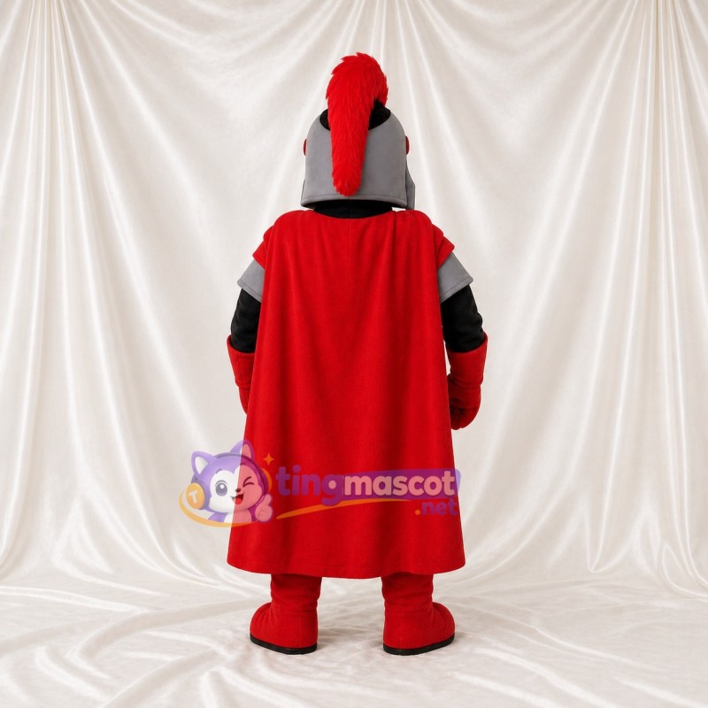 Gray Roman Soldier Mascot Costume Full Body for Adults Stage Events