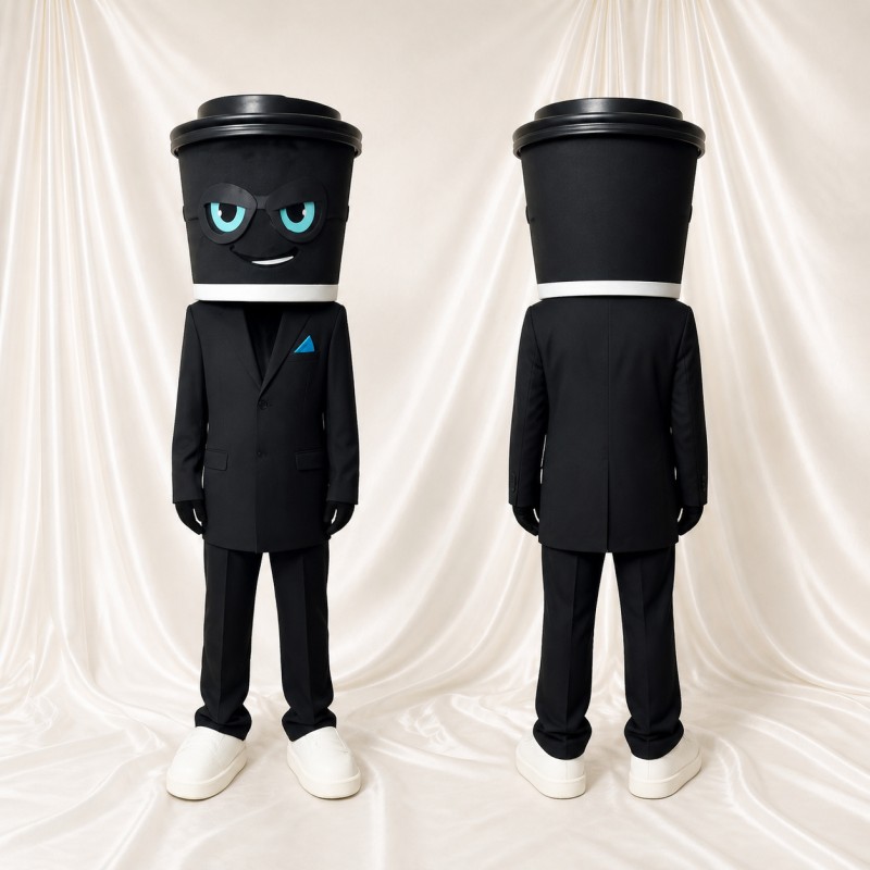 Coffee Cup Mascot Costume Full Body for Adults Promotions