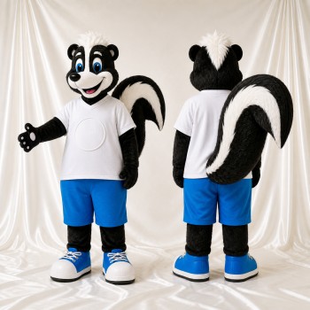 Skunk Mascot Costume Full Body for Adults Outdoor Events