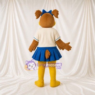 Duck Cheerleader Mascot Costume Full Body for Adults Sports Events