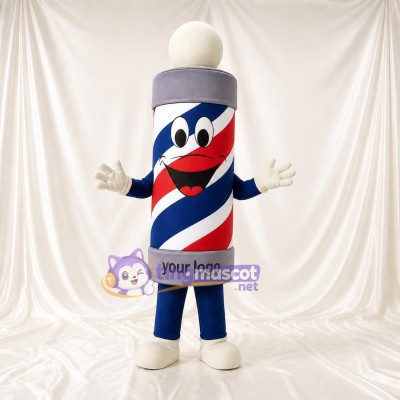 Mât de barbier Costume de mascotte intégral pour adultes Promotions