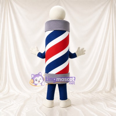 Mât de barbier Costume de mascotte intégral pour adultes Promotions