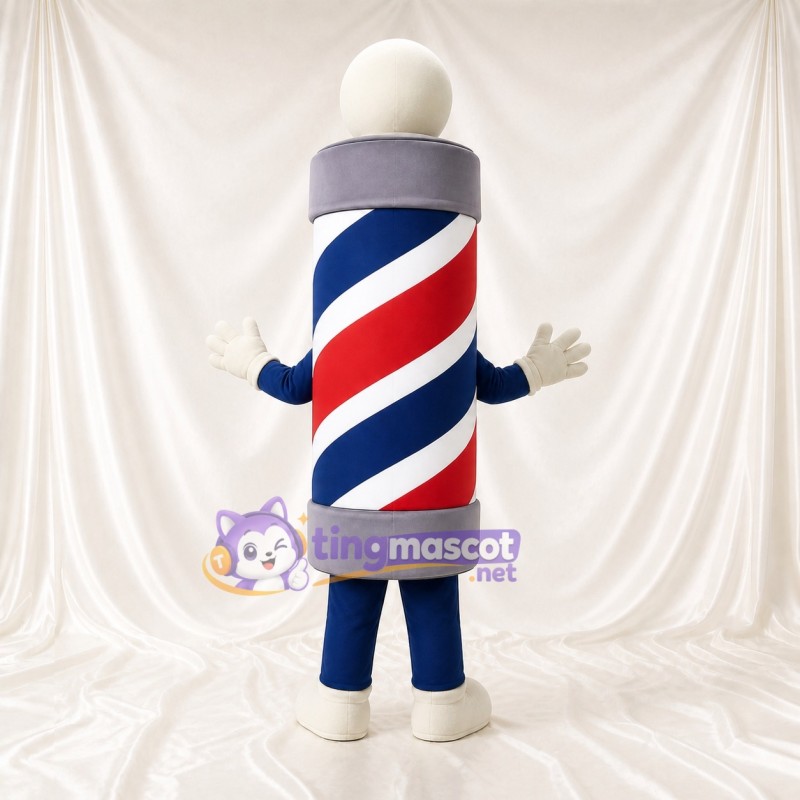 Mât de barbier Costume de mascotte intégral pour adultes Promotions