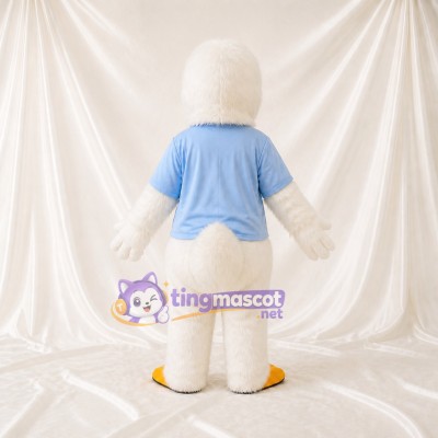 Casual Blue Duck Mascot Costume Full Body for Adults Sports Events