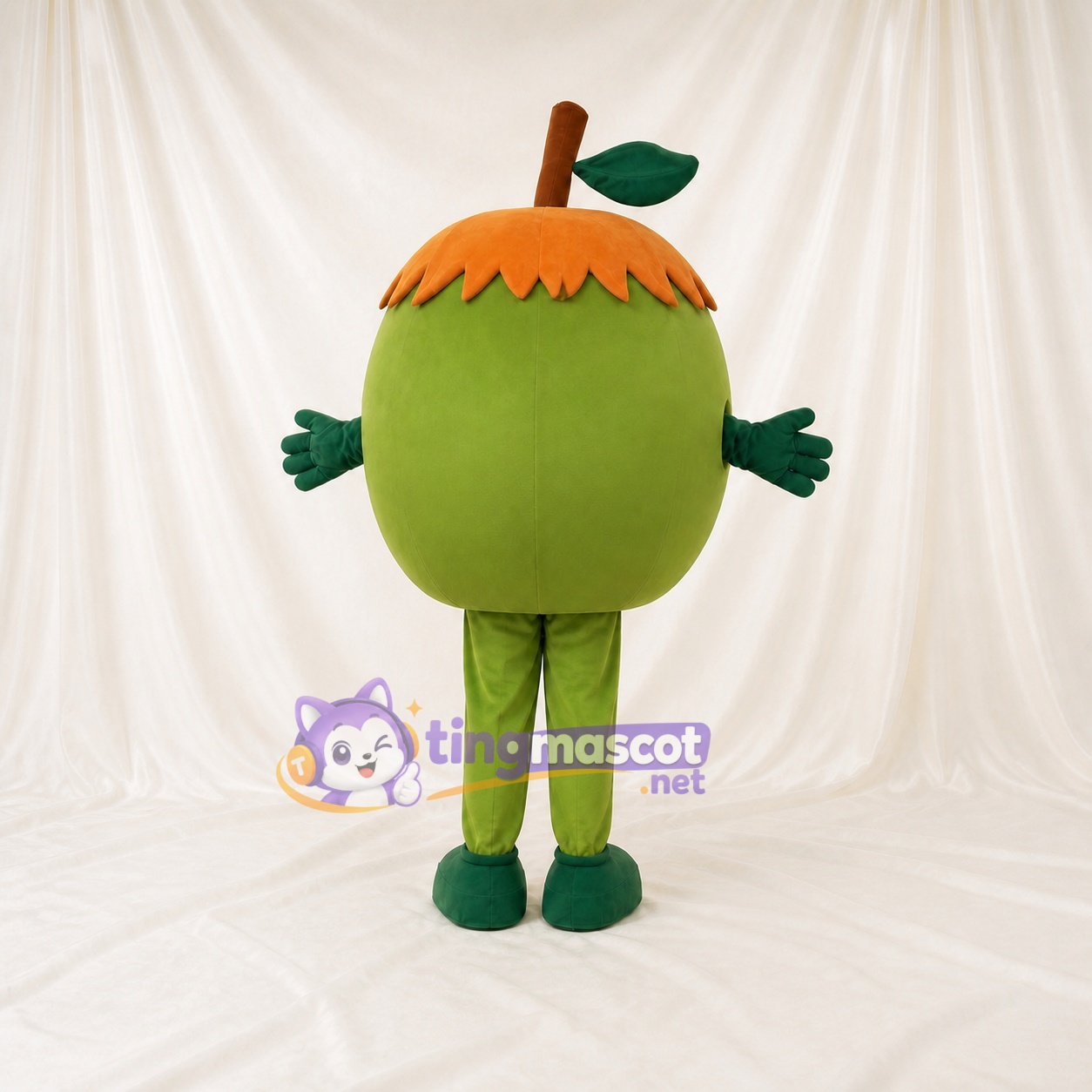 Apple Mascot Costume Full Body for Adults Food Events Apple Mascot Costume Full Body for Adults Food Events