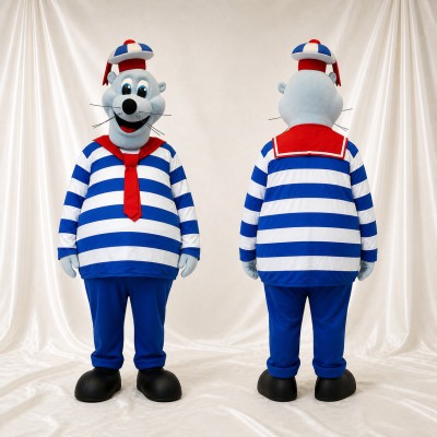 Sailor Mascot Costume Full Body for Adults Stage Events