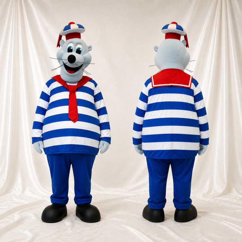 Sailor Mascot Costume Full Body for Adults Stage Events