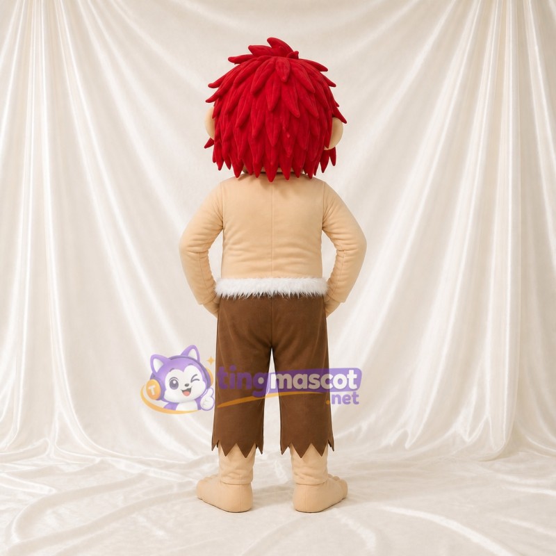 Caveman Mascot Costume Full Body for Adults Museums