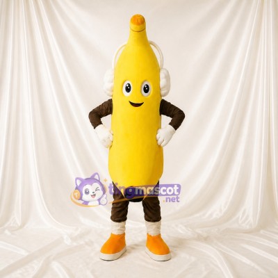 Banana Mascot Costume Full Body for Adults Food Events