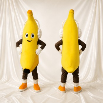 Banana Mascot Costume Full Body for Adults Food Events