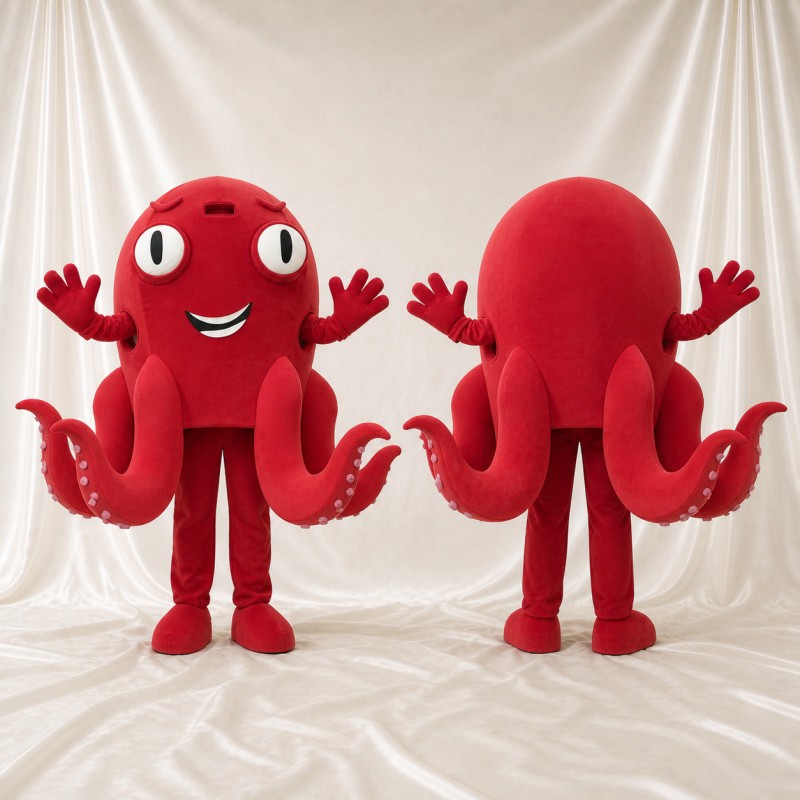 Octopus Mascot Costume Full Body for Adults Aquariums