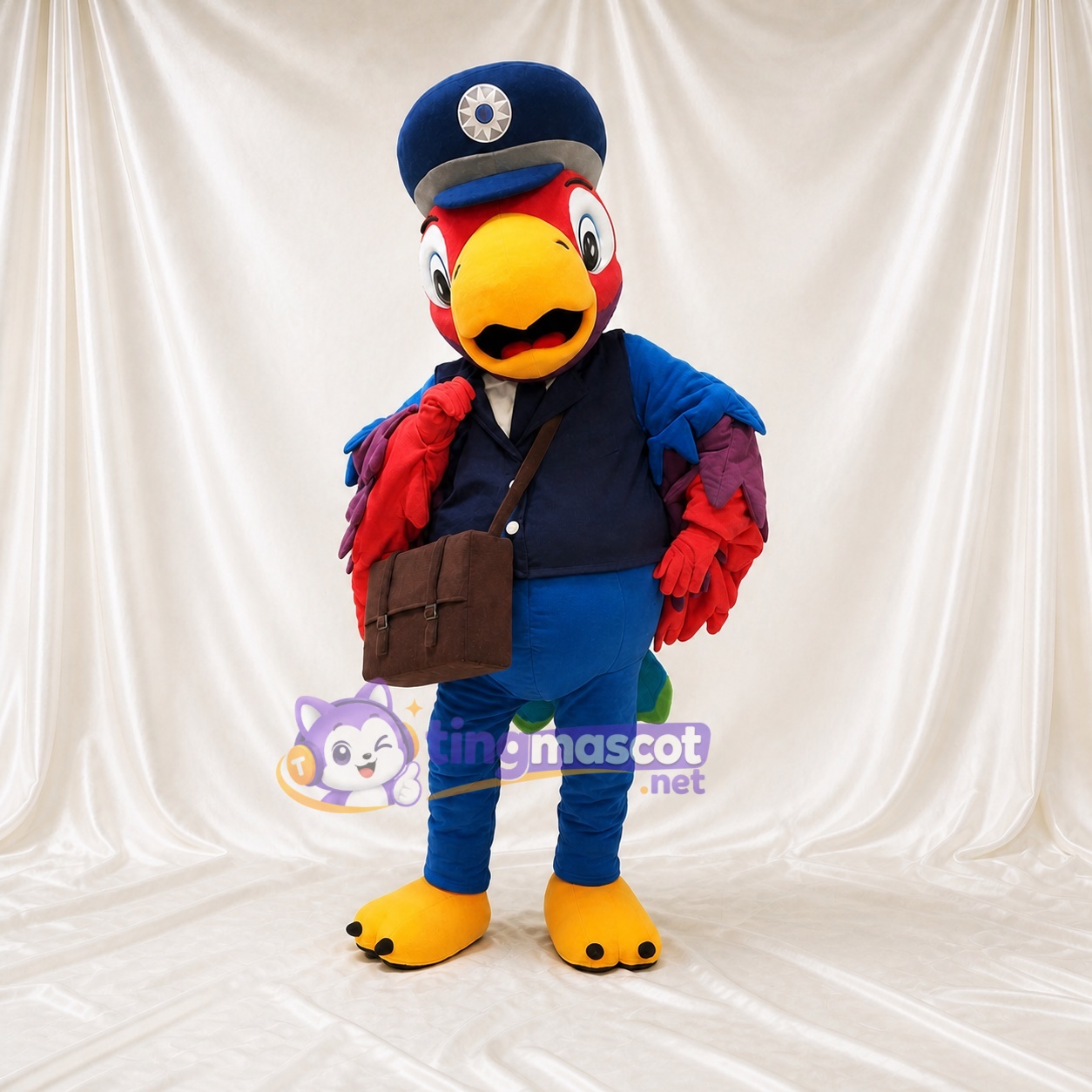 Parrot Mascot Costume Full Body for Adults School Events Parrot Mascot Costume Full Body for Adults School Events