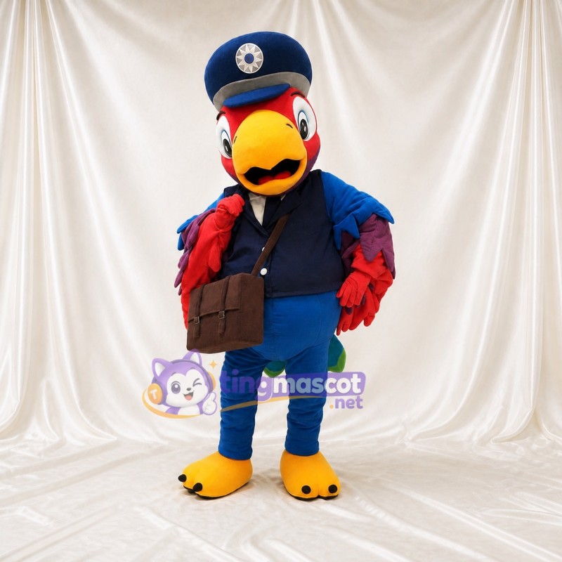 Parrot Mascot Costume Full Body for Adults School Events