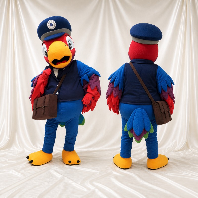 Parrot Mascot Costume Full Body for Adults School Events