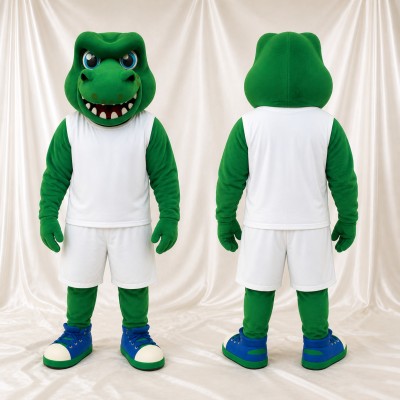 Dinosaur Mascot Costume Full Body for Adults Sports Events