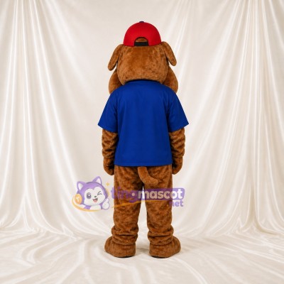 Brown Dog Mascot Costume Full Body for Adults Sports Events