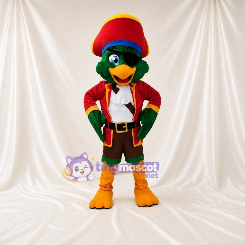 Costume de mascotte perroquet pirate intégral pour adultes – événements de scène