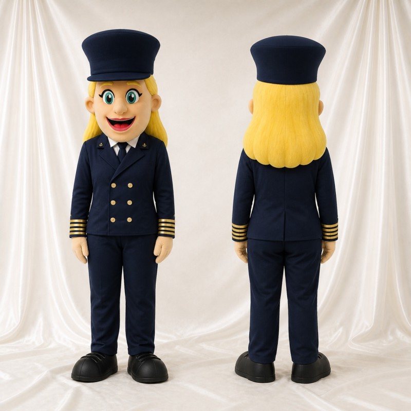 Pilote Costume de mascotte intégral pour adultes Promotions