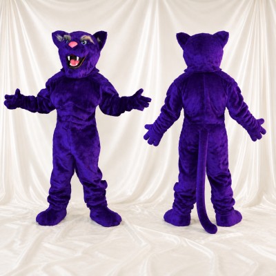 Panthère violette Costume de mascotte intégral pour adultes Événements sportifs