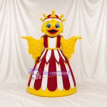 Bird Queen Mascot Costume Full Body for Adults Stage Events