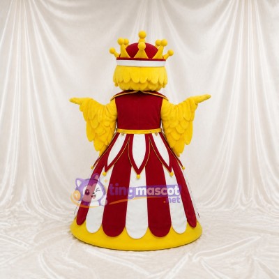 Bird Queen Mascot Costume Full Body for Adults Stage Events