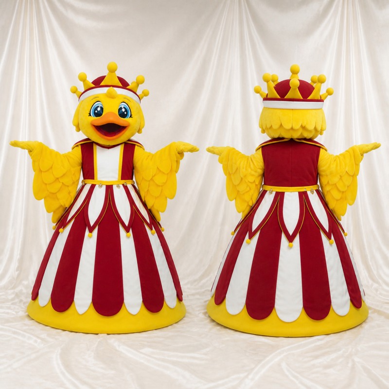 Bird Queen Mascot Costume Full Body for Adults Stage Events
