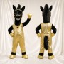 Black Horse Mascot Costume Full Body for Adults Sports Events