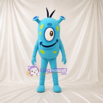 Alien Mascot Costume Full Body for Adults School Events