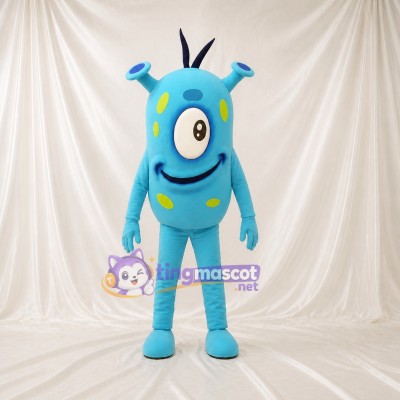 Alien Mascot Costume Full Body for Adults School Events
