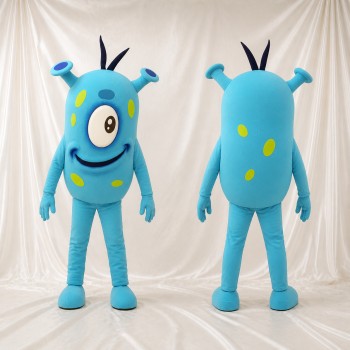 Alien Mascot Costume Full Body for Adults School Events