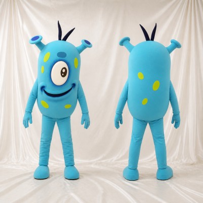 Alien Mascot Costume Full Body for Adults School Events
