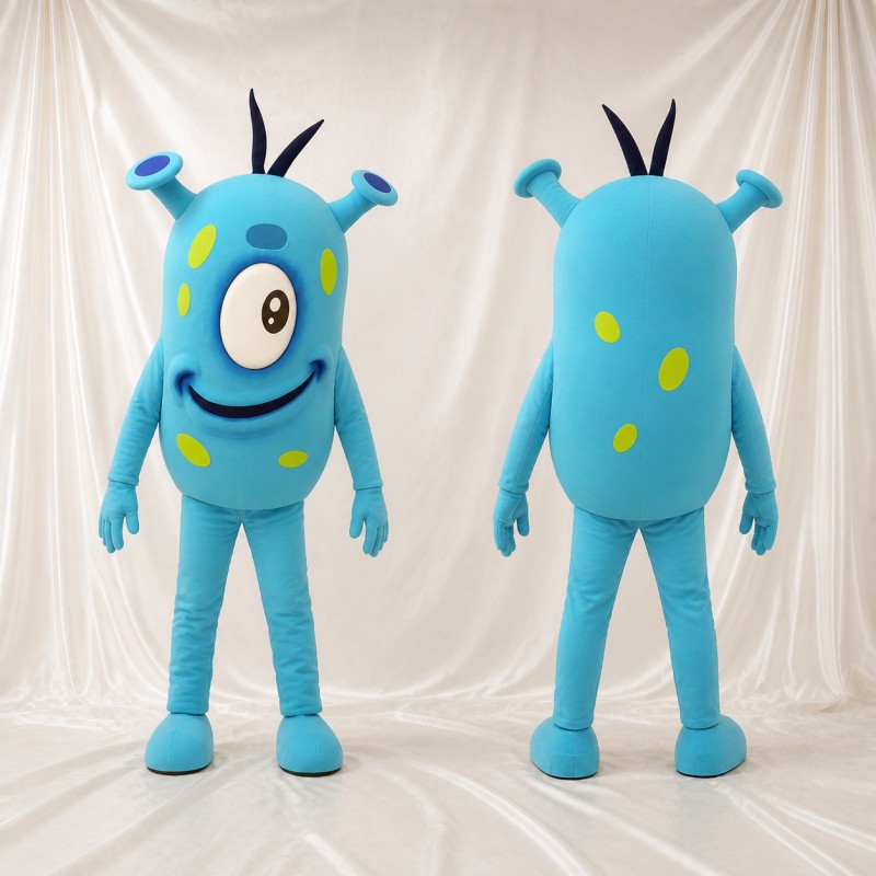 Alien Mascot Costume Full Body for Adults School Events